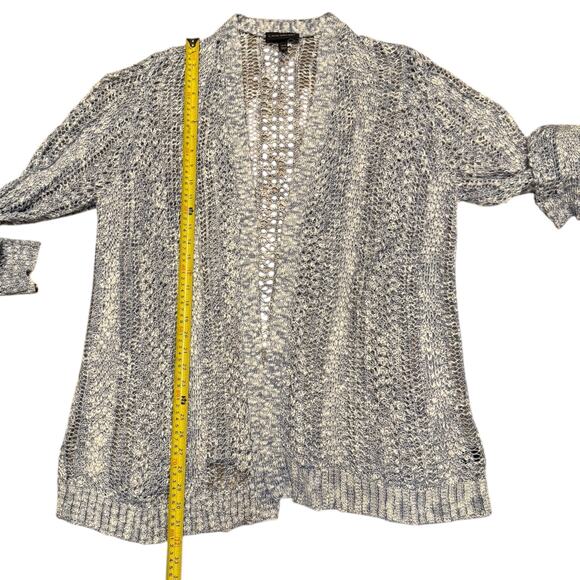 Lane Bryant Blue Knit Open Cardigan Sweater Size 18/20 - Picture 3 of 4